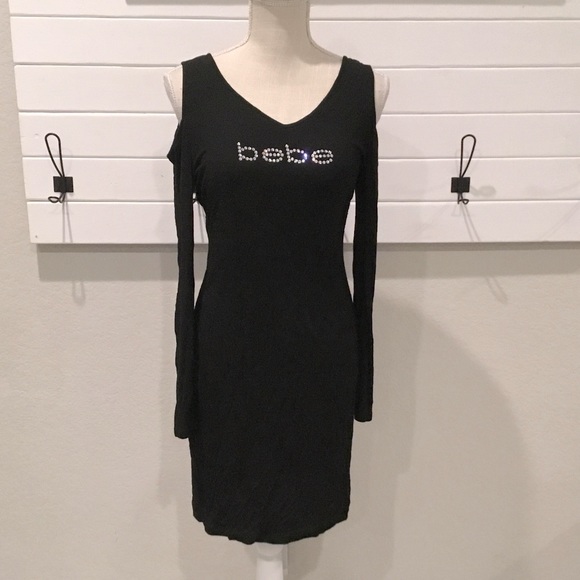 Bebe Black Mini Dress - Picture 1 of 6